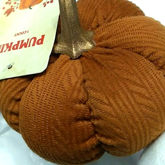 Fabric Pumpkin Plush Fall Hallows Decoration - Picture 2 of 4